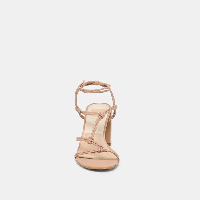 Fizzy Lt Tan Leather Heels — view 7