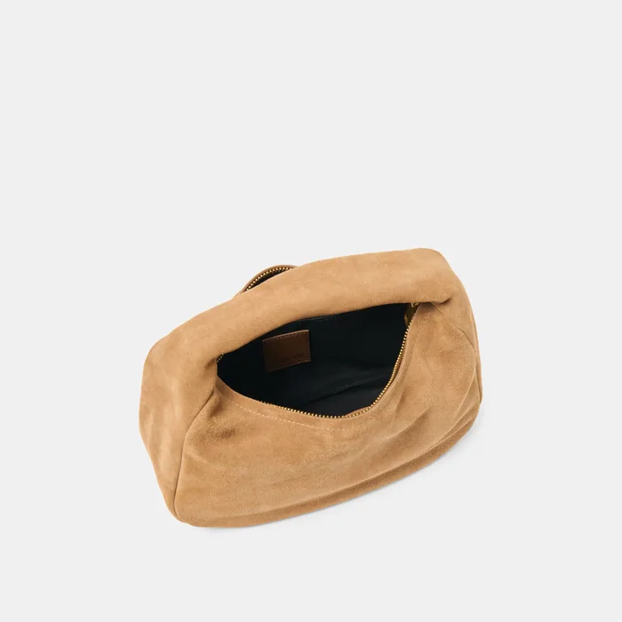 Frankie Brown Suede Handbag — view 8