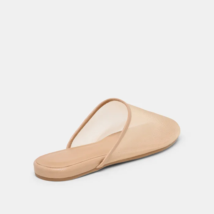 Geni Lt Tan Mesh Flats — view 6
