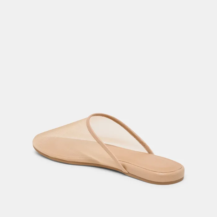 Geni Lt Tan Mesh Flats — view 9