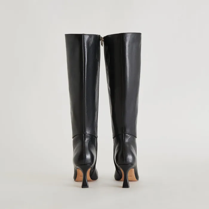 Gyra Black Leather Boots — view 14
