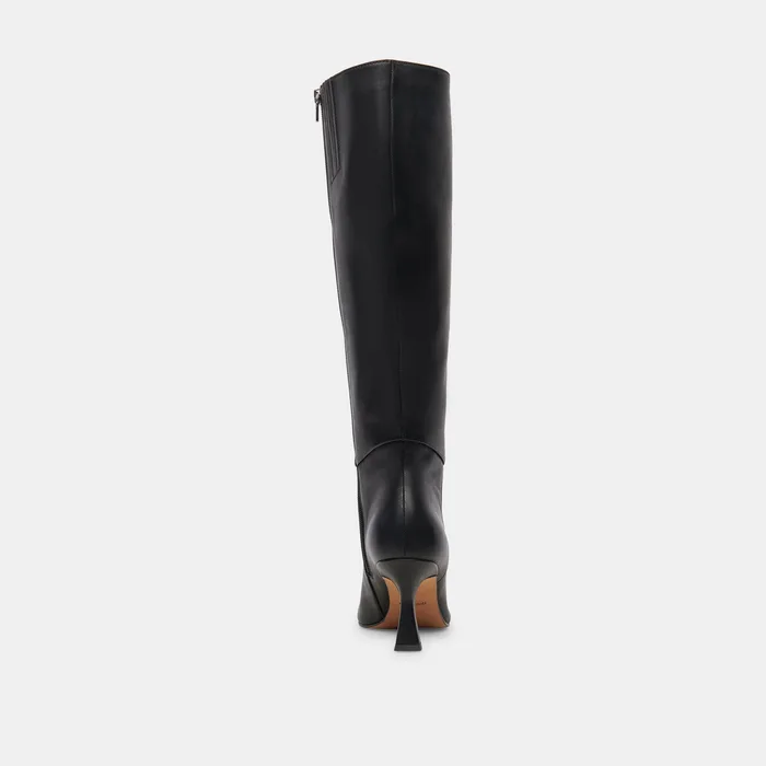 Gyra Black Leather Boots — view 19