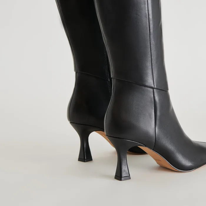 Gyra Extra Wide Calf Black Boots — view 7