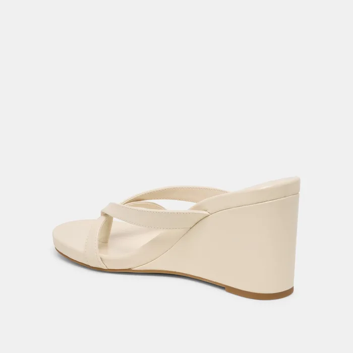 Helan Bone Leather Wedges — view 6