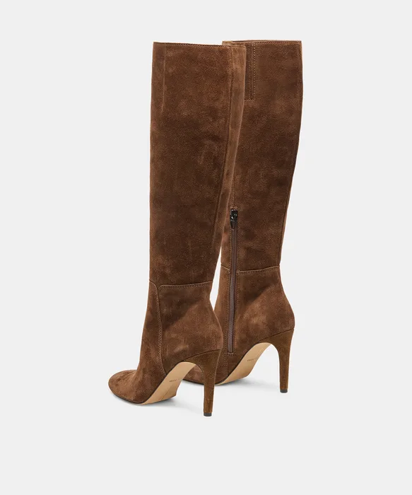 HEYES BOOTS CHESTNUT SUEDE