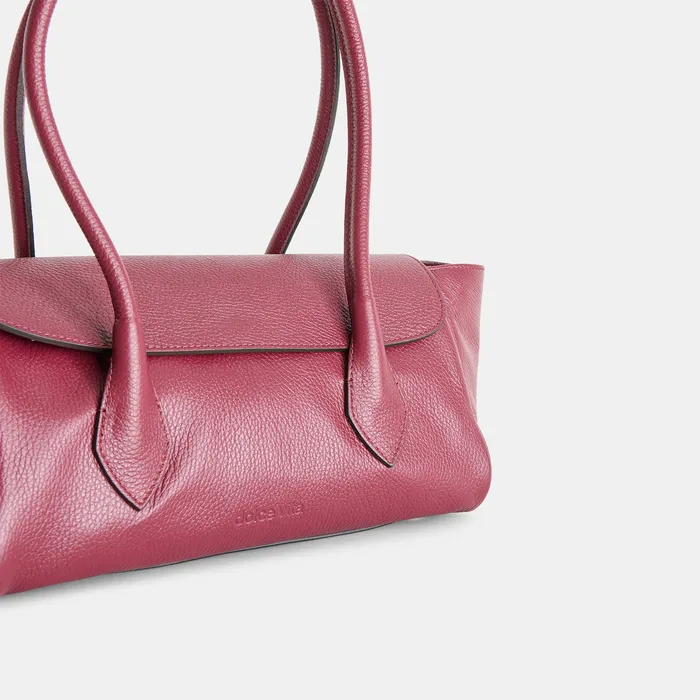 IRENE SHOULDER BAG BORDEAUX LEATHER — view 4