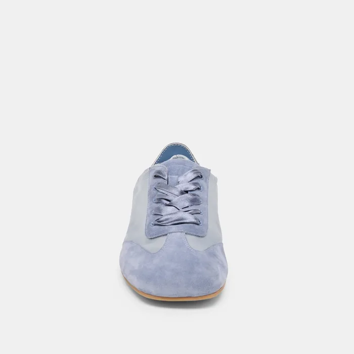 Itzy Periwinkle Satin Sneakers — view 7