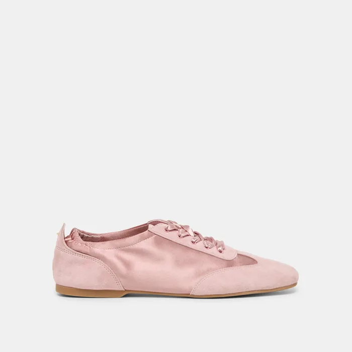 Itzy Pink Satin Sneakers — view 2