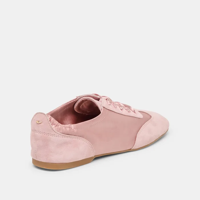 Itzy Pink Satin Sneakers — view 4