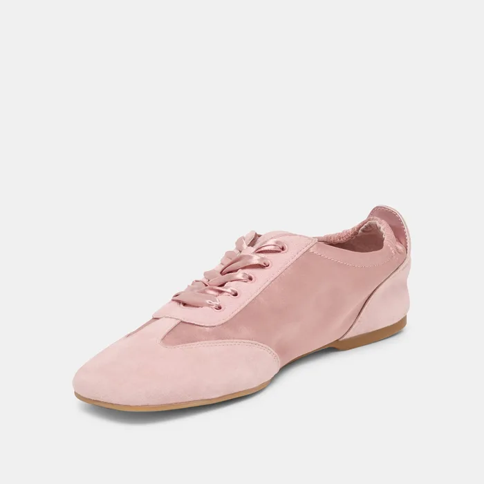 Itzy Pink Satin Sneakers — view 5