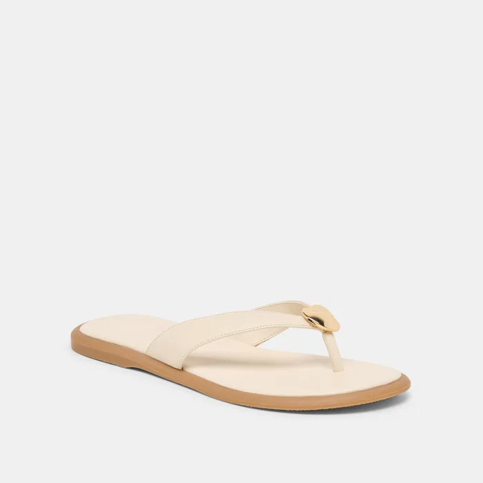 Jaina Bone Leather Sandals — view 4
