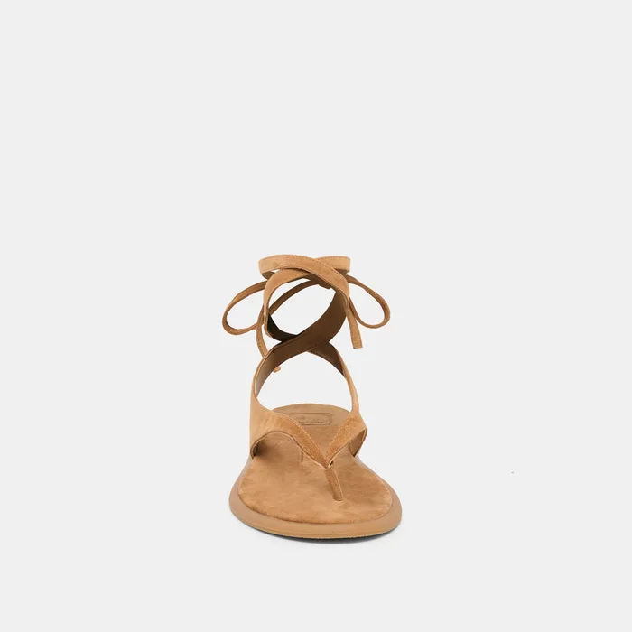 Jayden Teak Suede Sandals — view 7