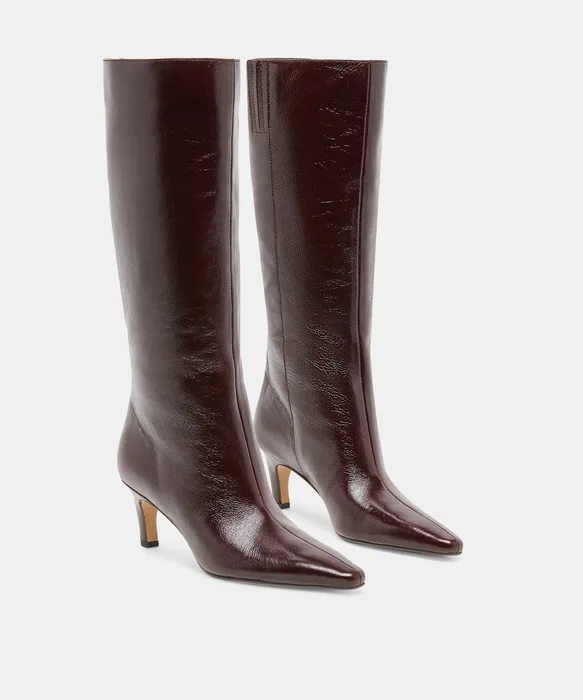 Jazmin Boots Black Cherry Leather — view 3