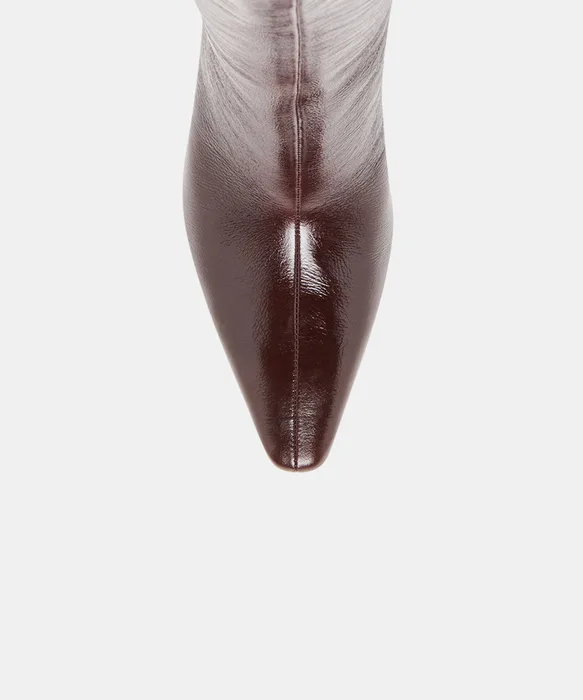 Jazmin Boots Black Cherry Leather — view 4
