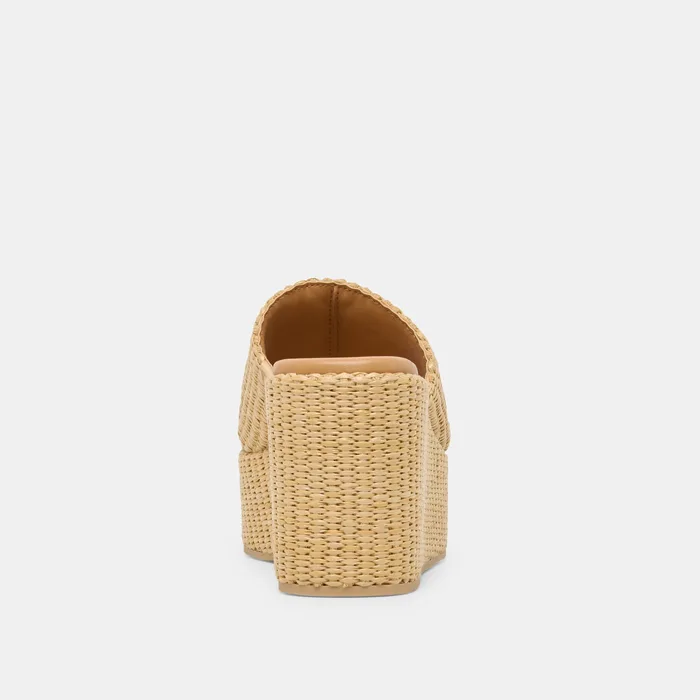 Joclyn Lt Natural Raffia Wedges — view 8