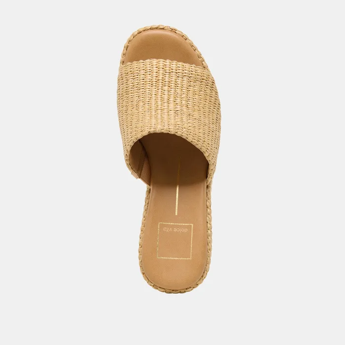 Joclyn Lt Natural Raffia Wedges — view 9