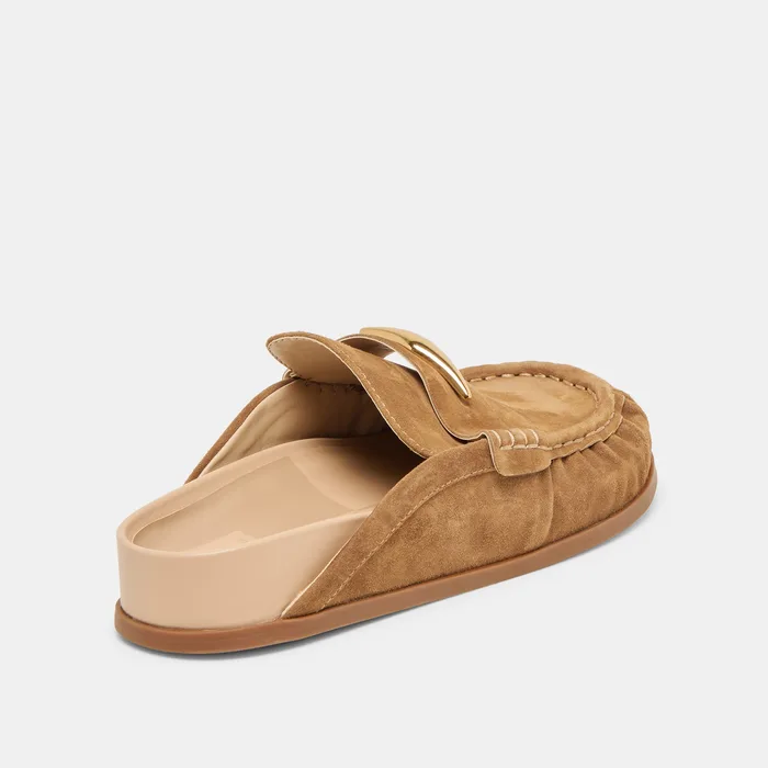 Jodero Lt Brown Suede Flats — view 8