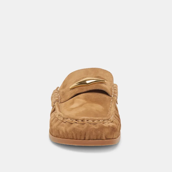 Jodero Lt Brown Suede Flats — view 9