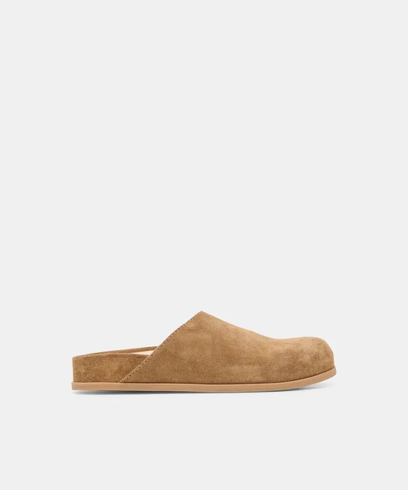 Joney Lt Brown Suede Flats — view 2