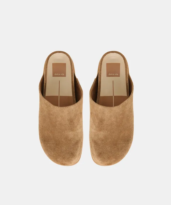 Joney Lt Brown Suede Flats — view 4