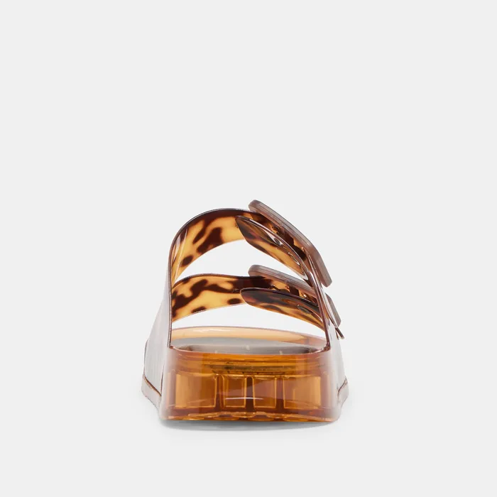 Julio Tortoise Vinyl Sandals — view 14