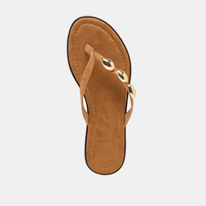 Juny Teak Suede Sandals — view 11