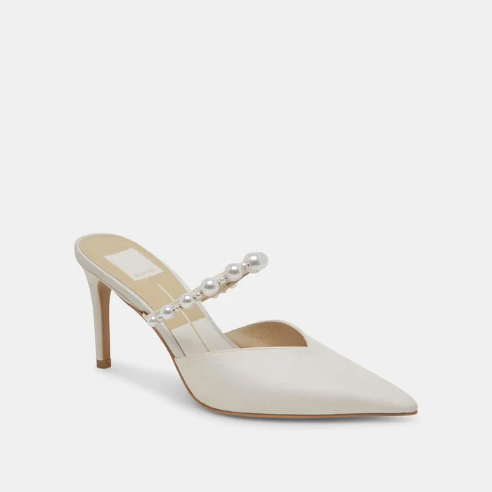 KANIKA Pearl Heels Vanilla Silk — view 4