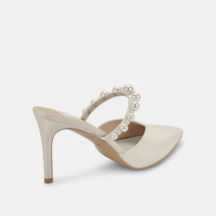 KANIKA Pearl Heels Vanilla Silk — view 6