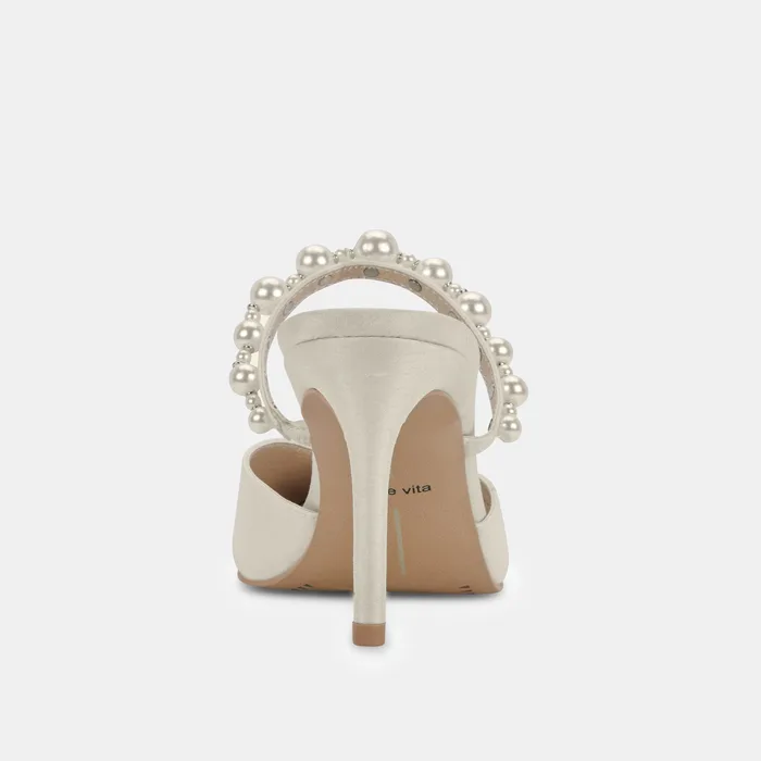 KANIKA Pearl Heels Vanilla Silk — view 10