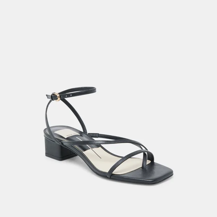 KARLOS SANDALS BLACK LEATHER — view 4