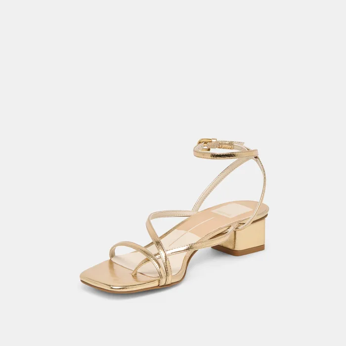 KARLOS SANDALS GOLD METALLIC STELLA — view 6
