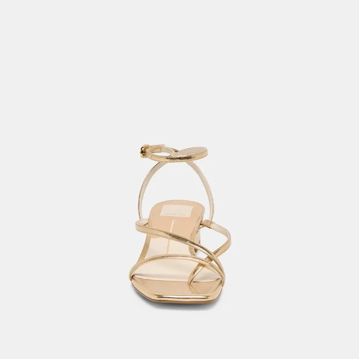 KARLOS SANDALS GOLD METALLIC STELLA — view 8