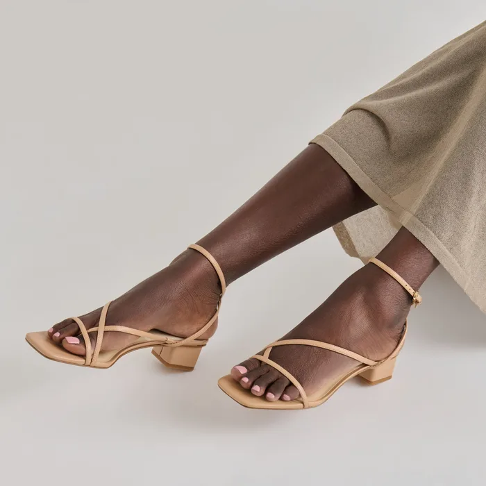 Karlos Lt Tan Leather Sandals — view 3