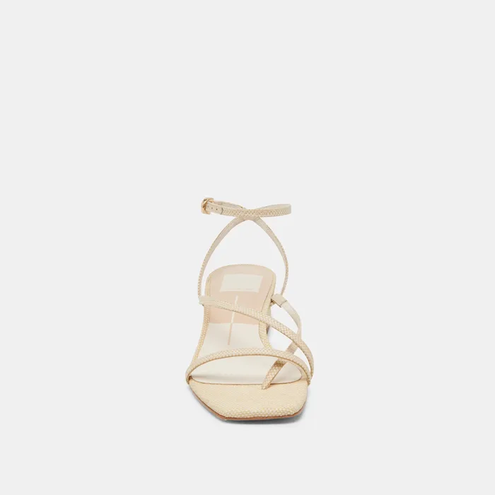 KARLOS SANDALS NATURAL WOVEN RAFFIA — view 7