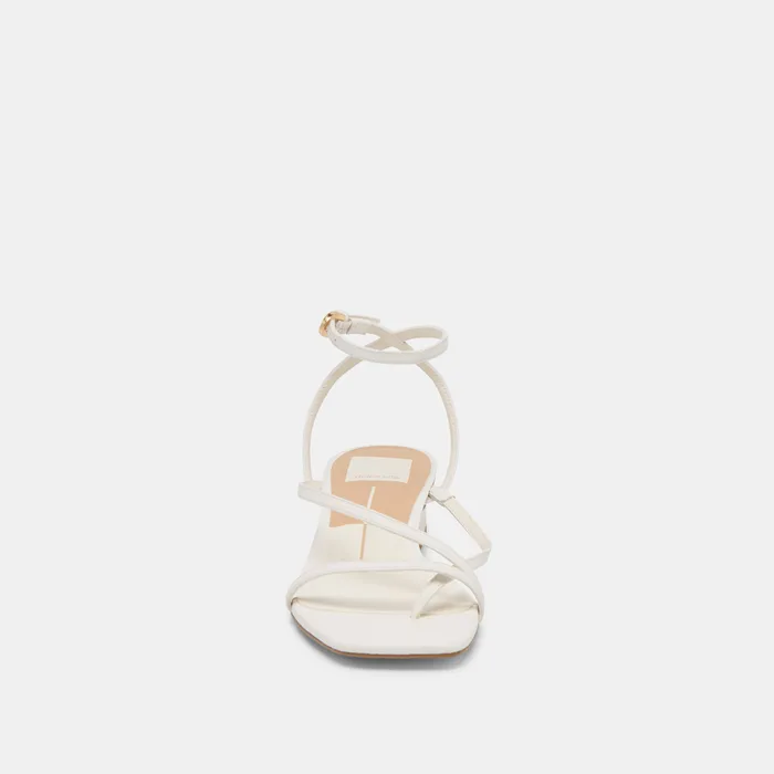 Karlos True White Leather Sandals — view 8