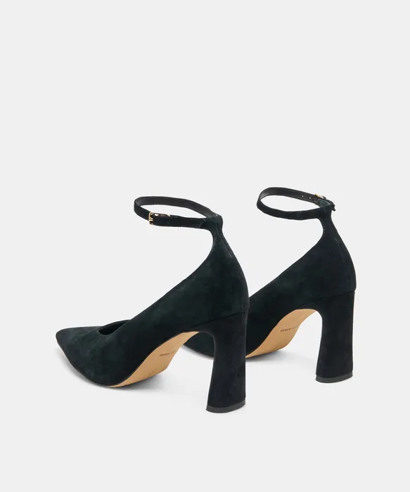 KARSIN HEELS ONYX SUEDE