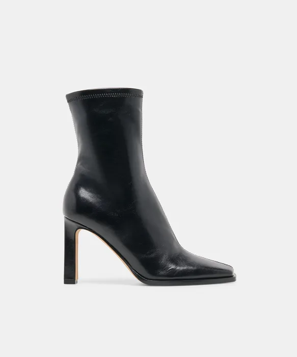 KASY Black Stella Stilleto Ankle Booties — view 2