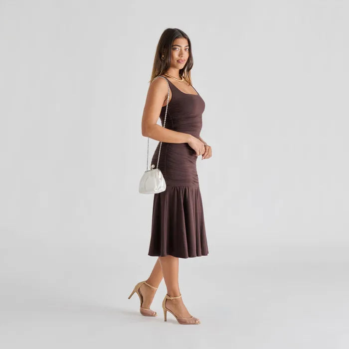 Kendall White Satin Clutch — view 8