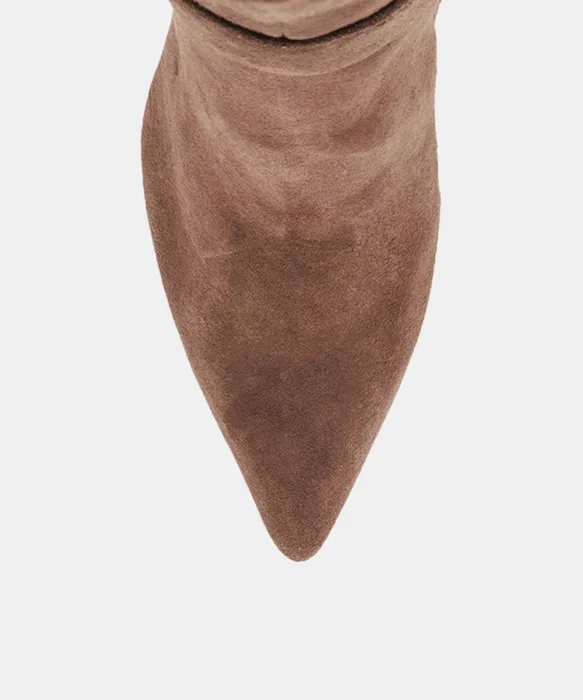 KINZY BOOTS DK BROWN SUEDE — view 5