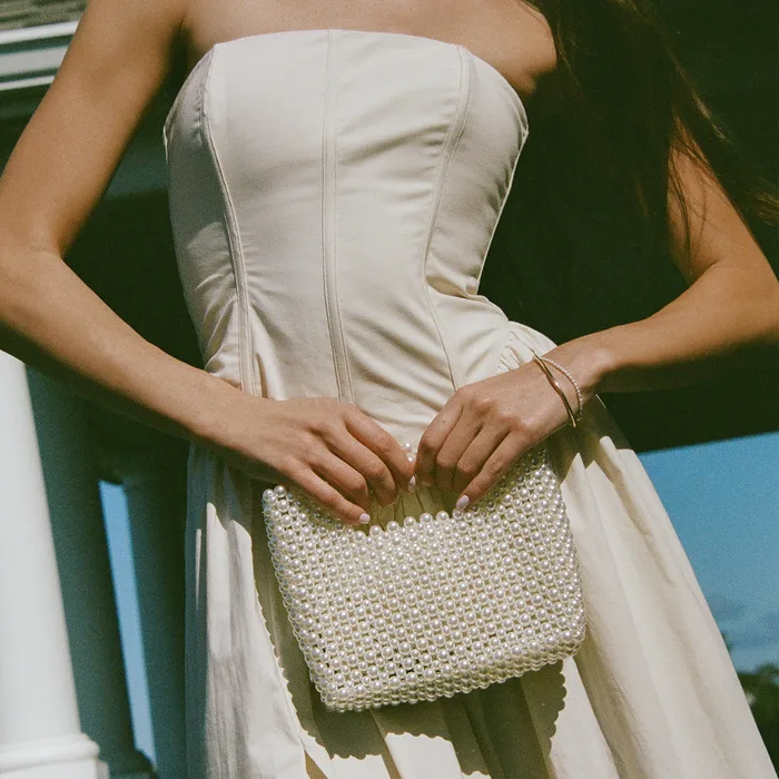 LINZY HANDBAG PEARL — view 5