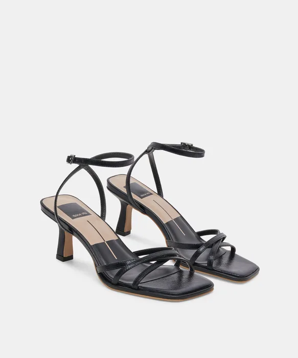 Manji Midnight Patent Leather Heels — view 3