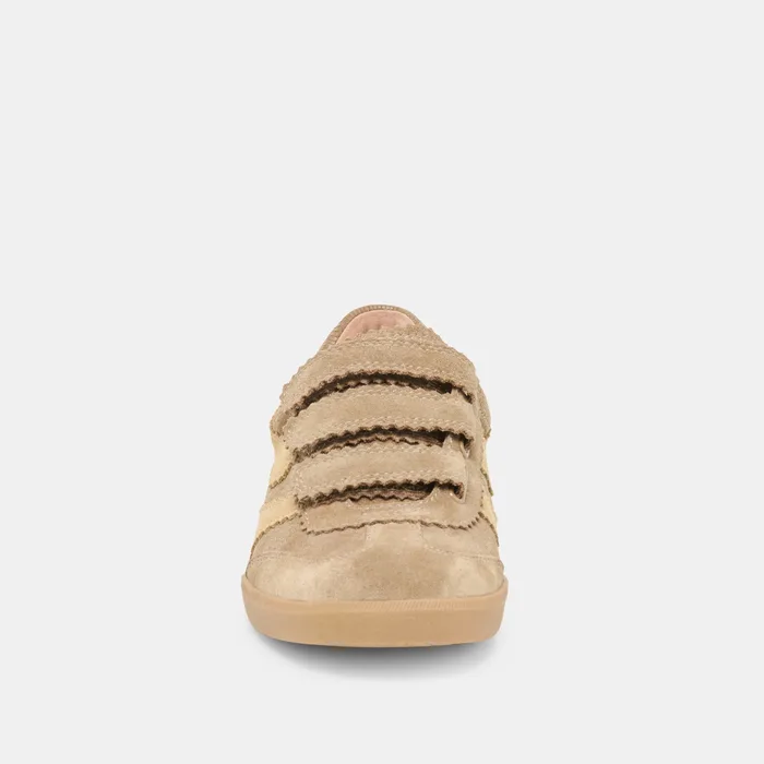 Merit Velcro Taupe Multi Leather Sneakers — view 7