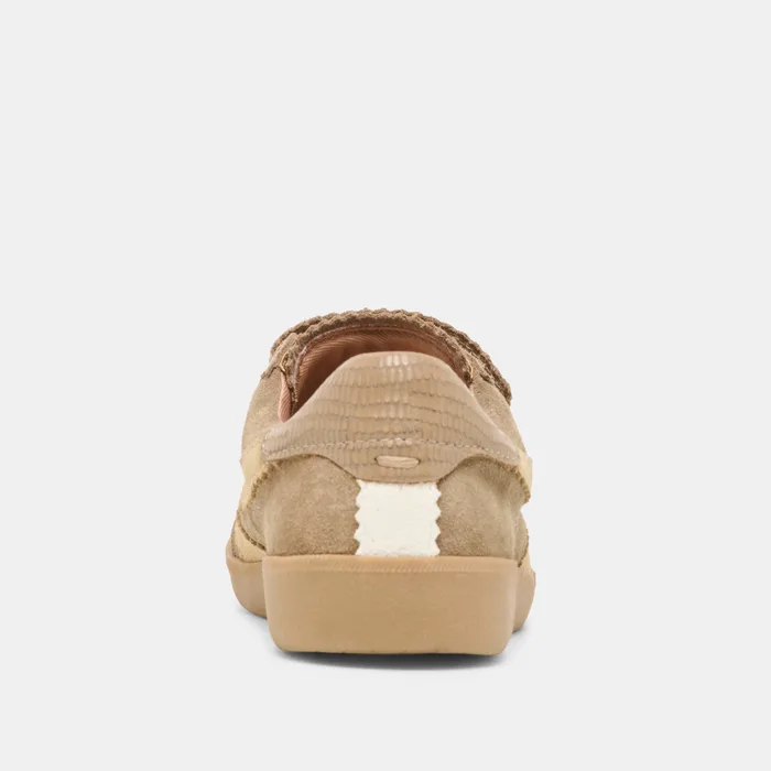 Merit Velcro Taupe Multi Leather Sneakers — view 8