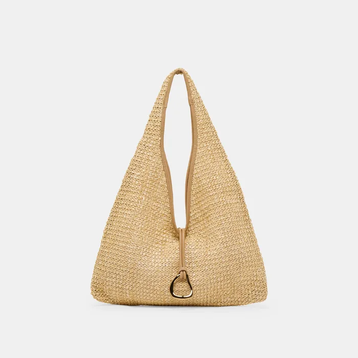 MISSIE TOTE NATURAL RAFFIA — view 2