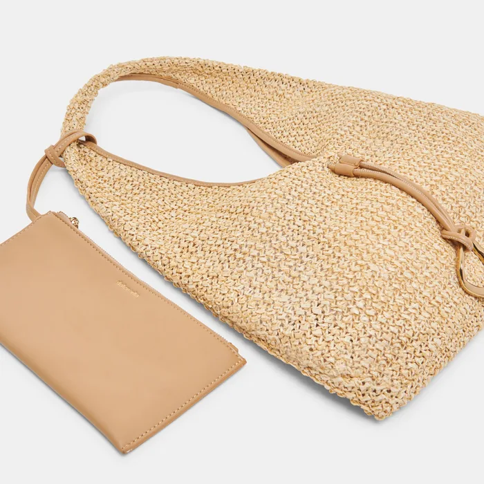 MISSIE TOTE NATURAL RAFFIA — view 4