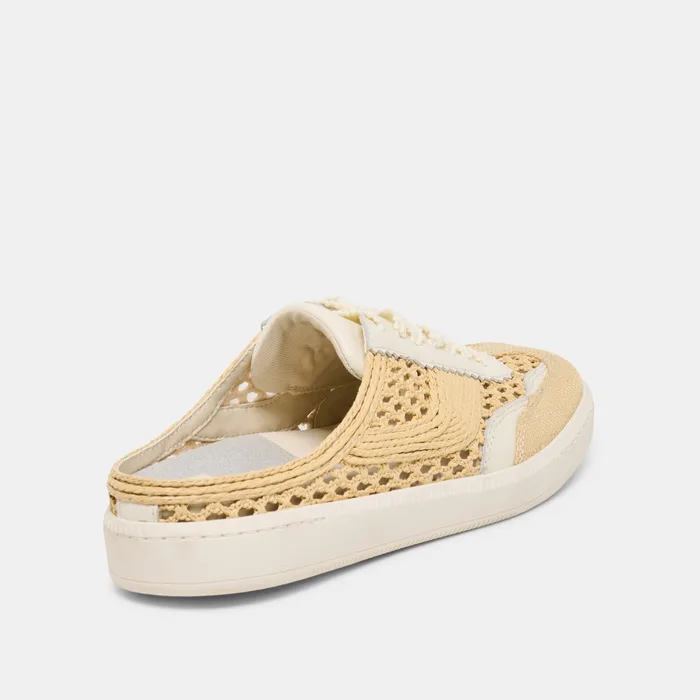 NOTICE SLIDE WOVEN SNEAKERS LT NATURAL WOVEN RAFFIA — view 4