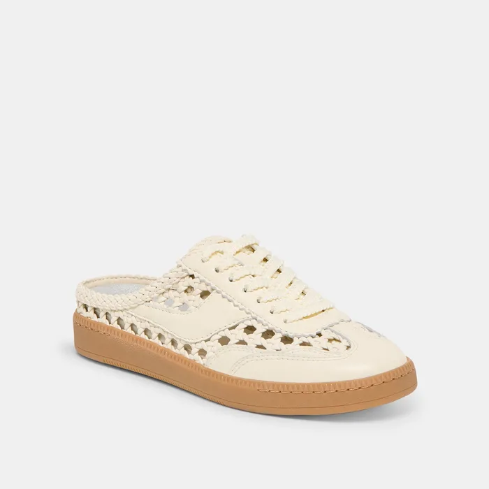 Notice Slide Woven Off White Woven Stella Sneakers — view 4