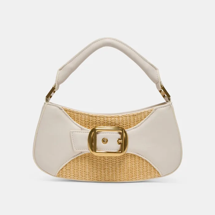Nuala Raffia White Stella Handbag — view 4