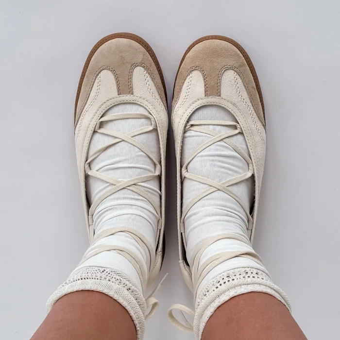 Nyomie Ivory Multi Leather Sneakers — view 10