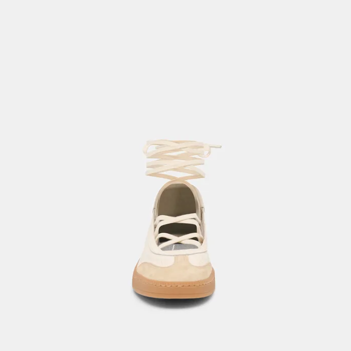 Nyomie Ivory Multi Leather Sneakers — view 13